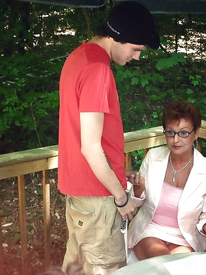 Young boys with nudist mature women - Old Young Nudists