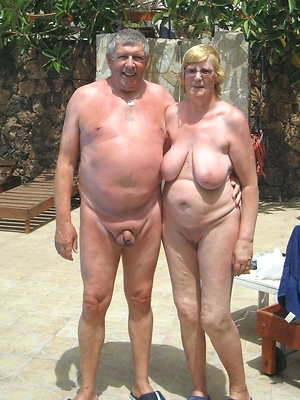 Older dames at sunny and sandy nudist beaches - Chubby Naturists