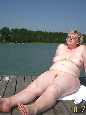 Chubby female nudists over 50 years old - Chubby Naturists